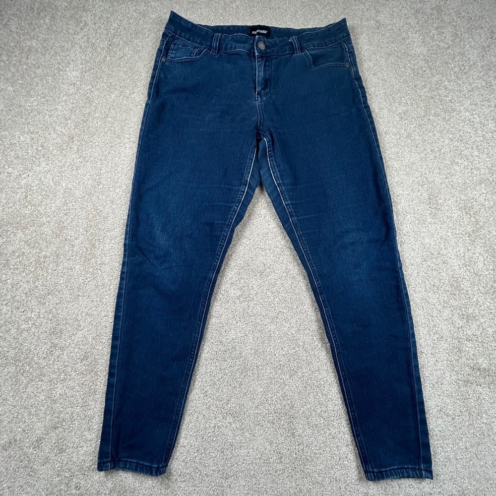 Joe Boxer Womens Skinny Jeans Size 9 Dark Wash Blue Denim Stretch 1140